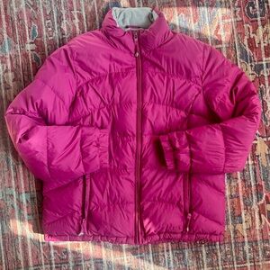 L. L. Bean Women’s XL Fuschia Down Puffer Jacket